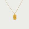 Ketten En Route Jewelry | Sacred Heart Tag Necklace