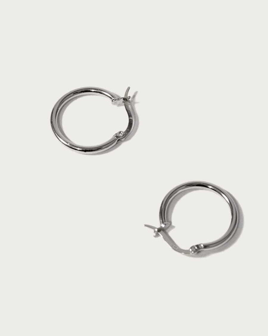 Ohrringe En Route Jewelry | The Simple Hoop Ohrringe In Silver