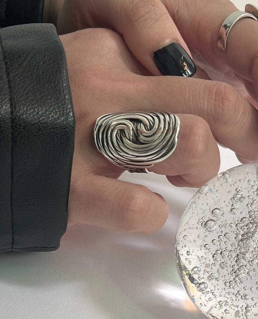 Ringe En Route Jewelry | Silver Swirl Ring