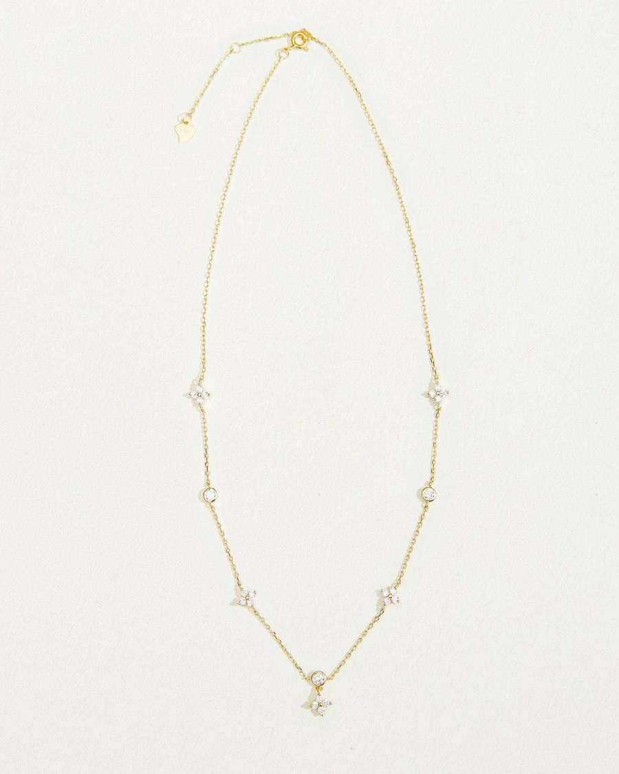 Ketten En Route Jewelry | Lucky Clover Kette In Gold