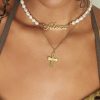 Ketten En Route Jewelry | Mini Cross Pendant Kette