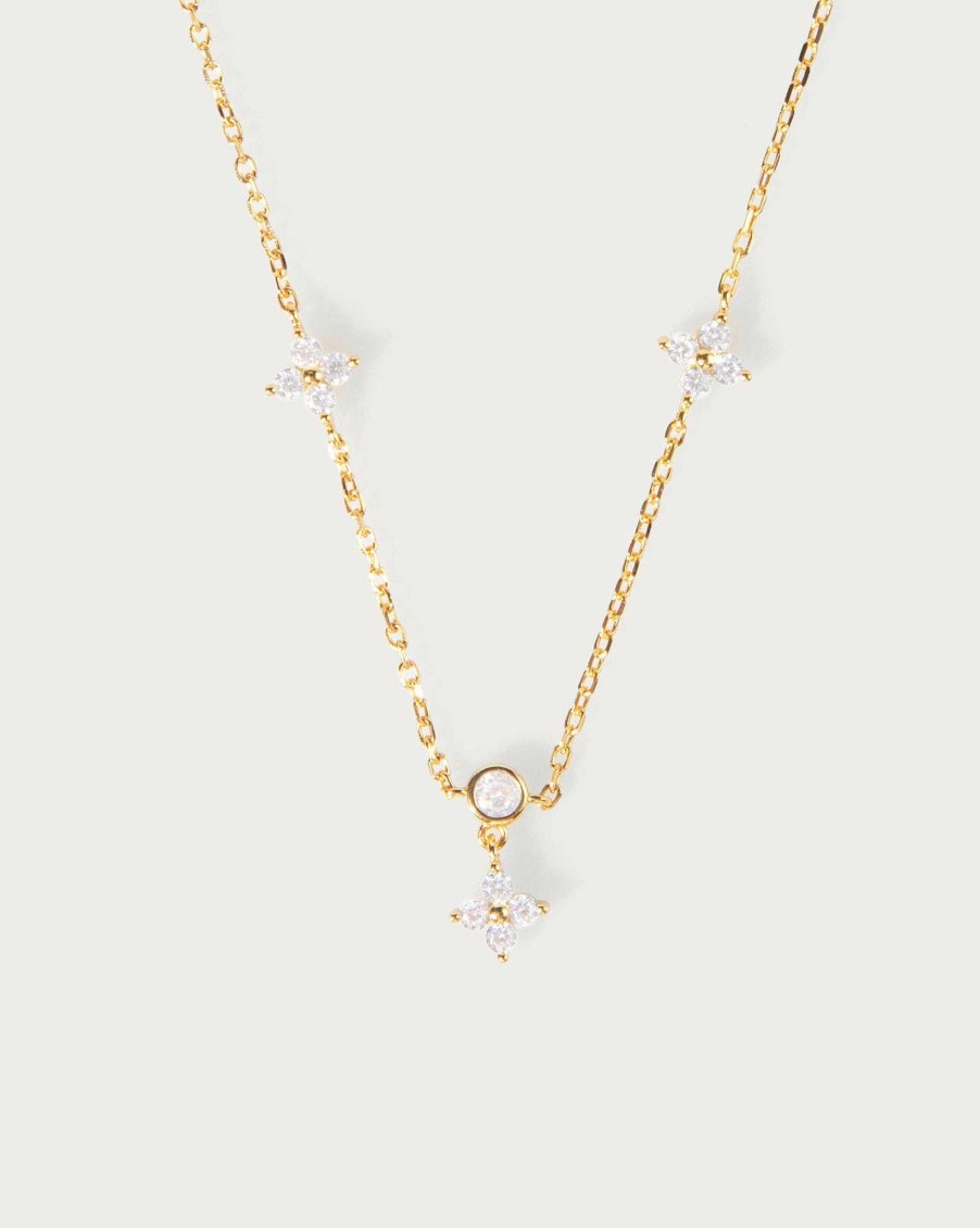 Ketten En Route Jewelry | Lucky Clover Kette In Gold