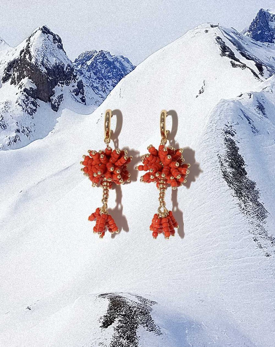 Ohrringe En Route Jewelry | Symboite In Scarlet Ohrringe