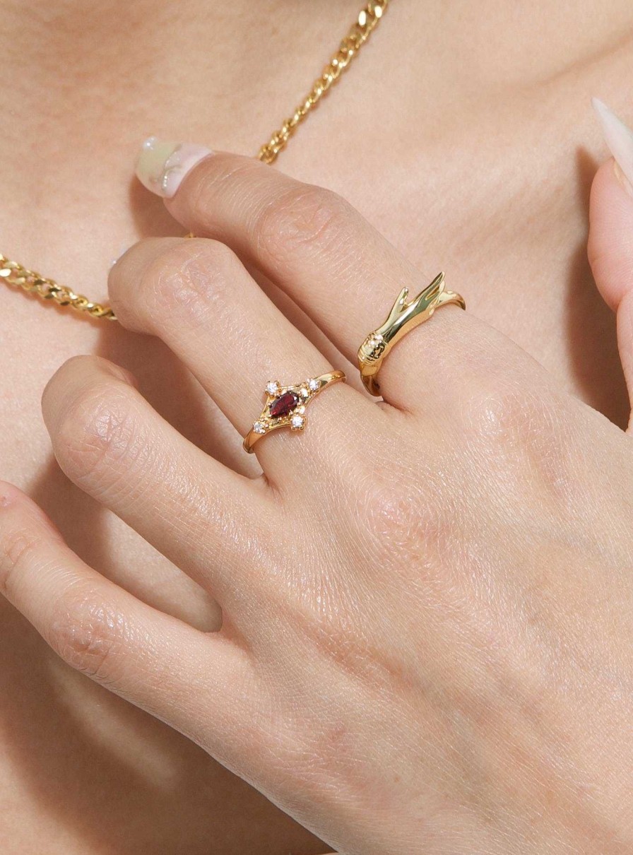 Ringe En Route Jewelry | Juliet Garnet Ring