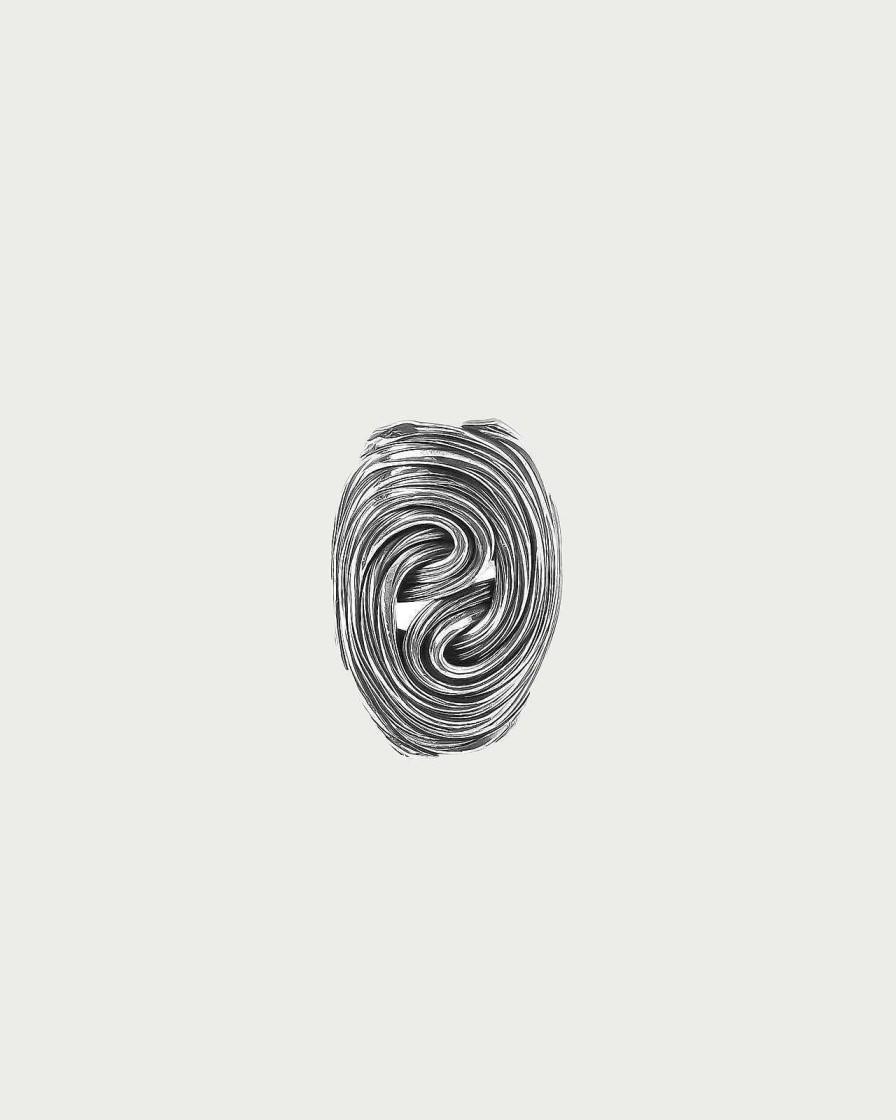 Ringe En Route Jewelry | Silver Swirl Ring