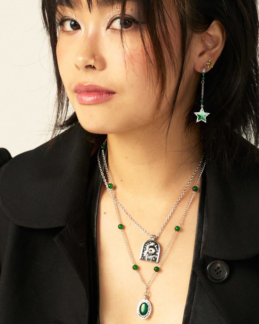 Ketten En Route Jewelry | Jade Necklace In Silver