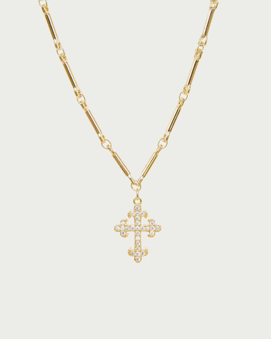 K Rperschmuck En Route Jewelry | Cross Charm Waust -Kette