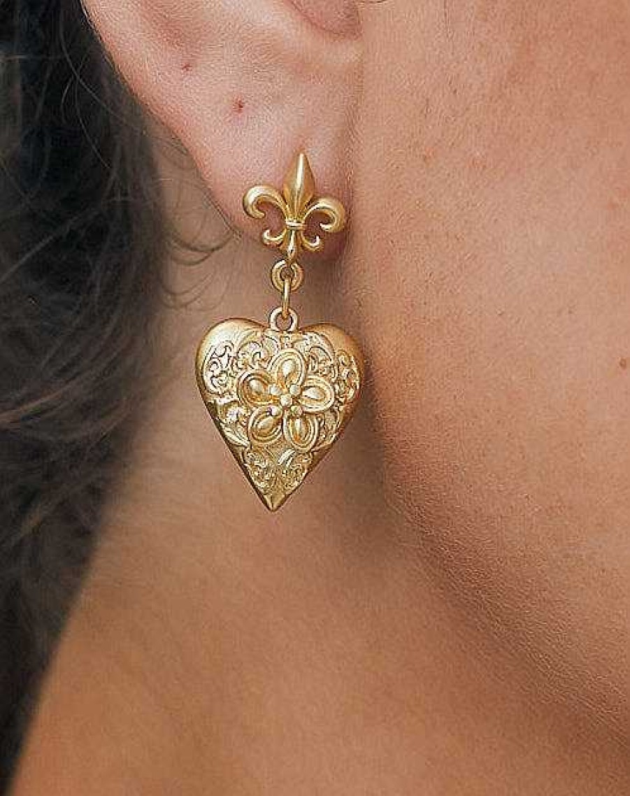 Ohrringe En Route Jewelry | Baroque Blossom Heart Ohrringe