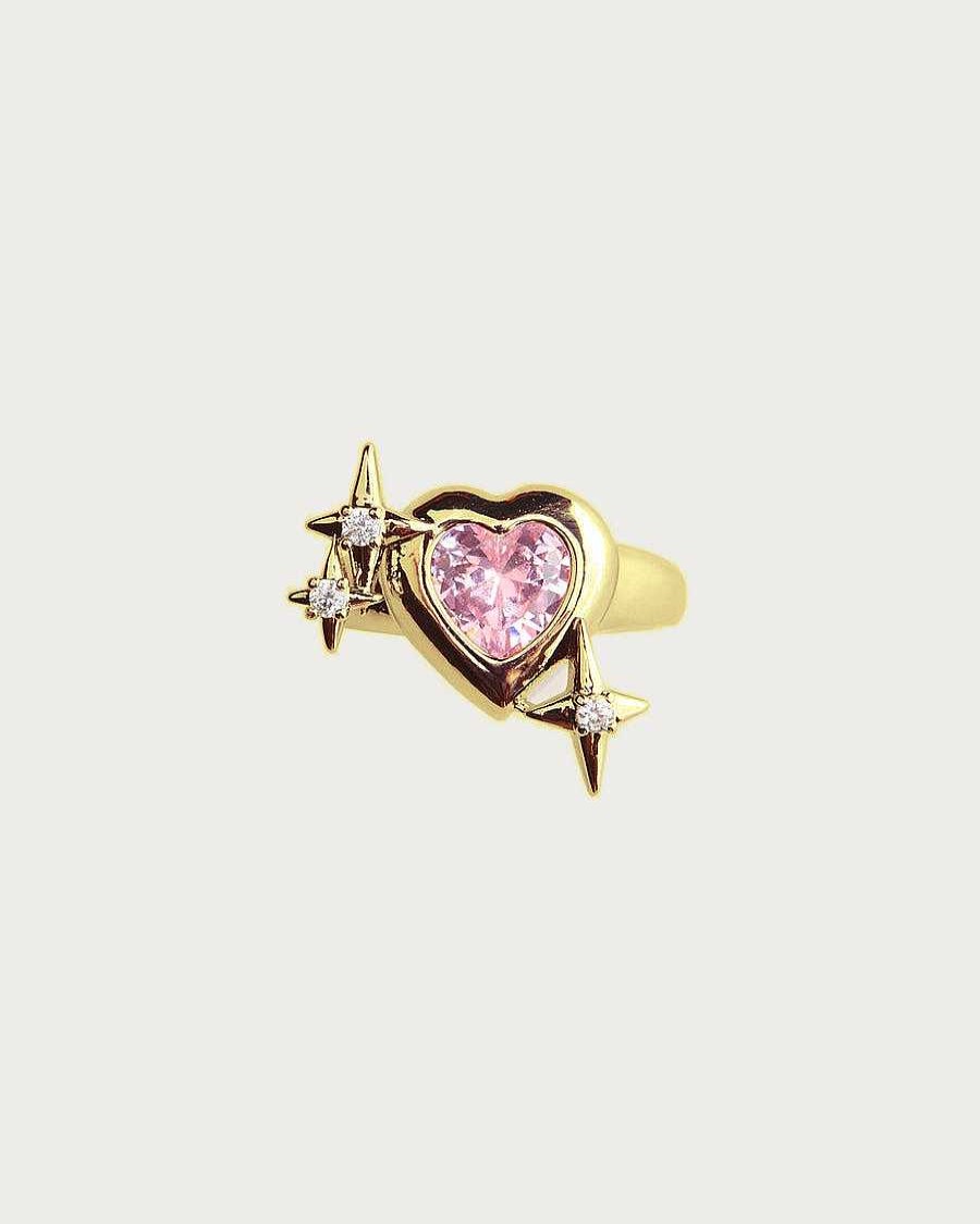 Ringe En Route Jewelry | Pink Supremacy Ring In Gold