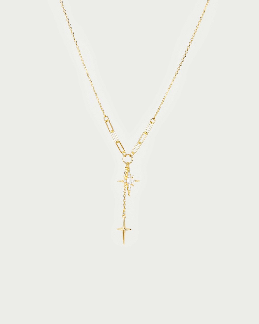 Ketten En Route Jewelry | Melissa Gold Star Kette