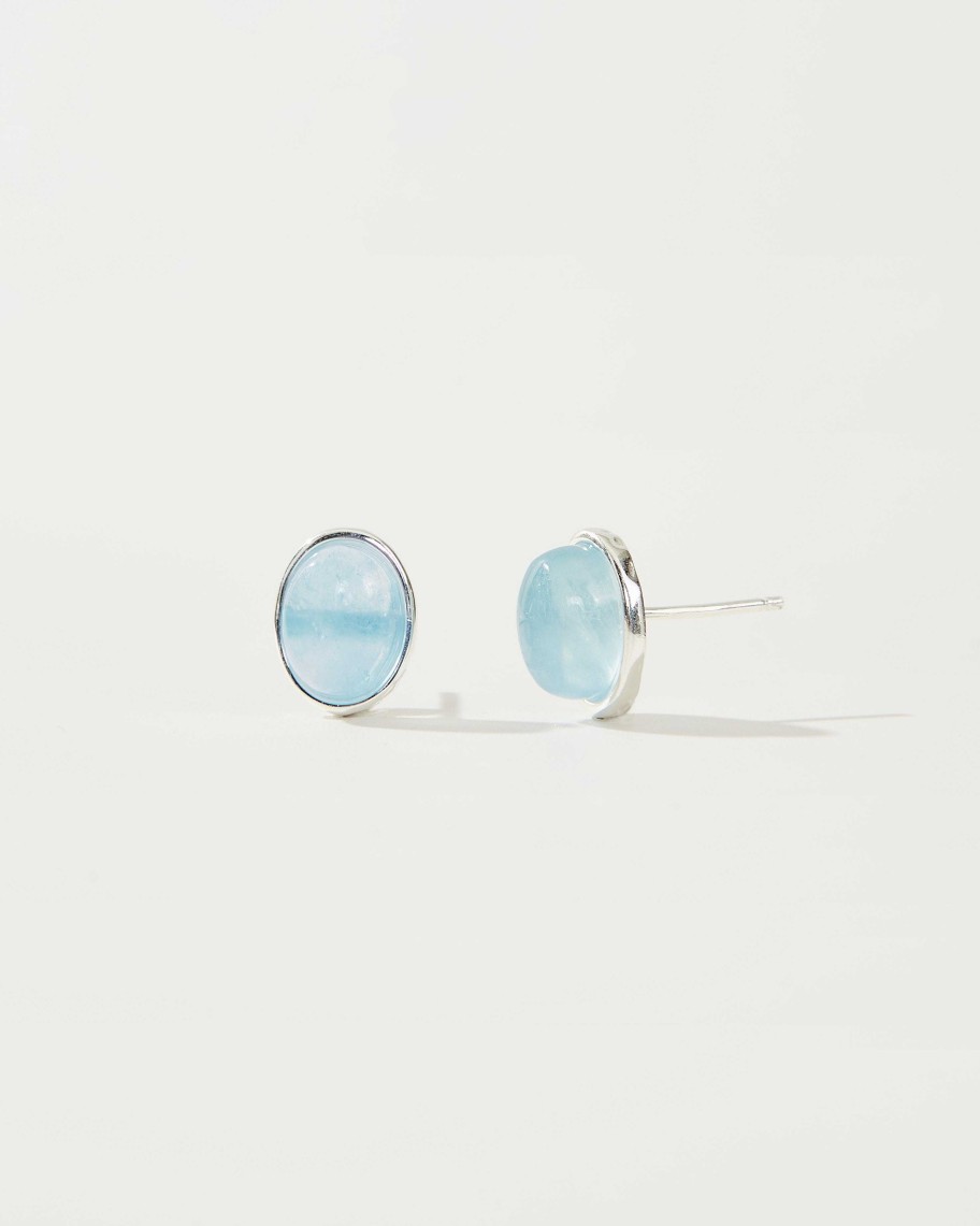 Ohrringe En Route Jewelry | Aquamarine Stud Ohrringe