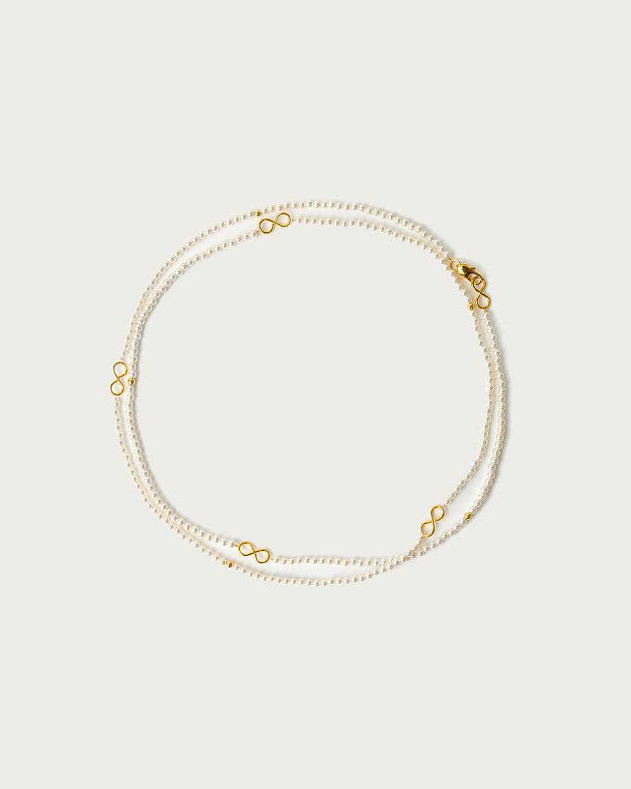 Ketten En Route Jewelry | Infinity Pearl Layered Halskette