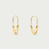 Ohrringe En Route Jewelry | Petite Safety Pin Earrings