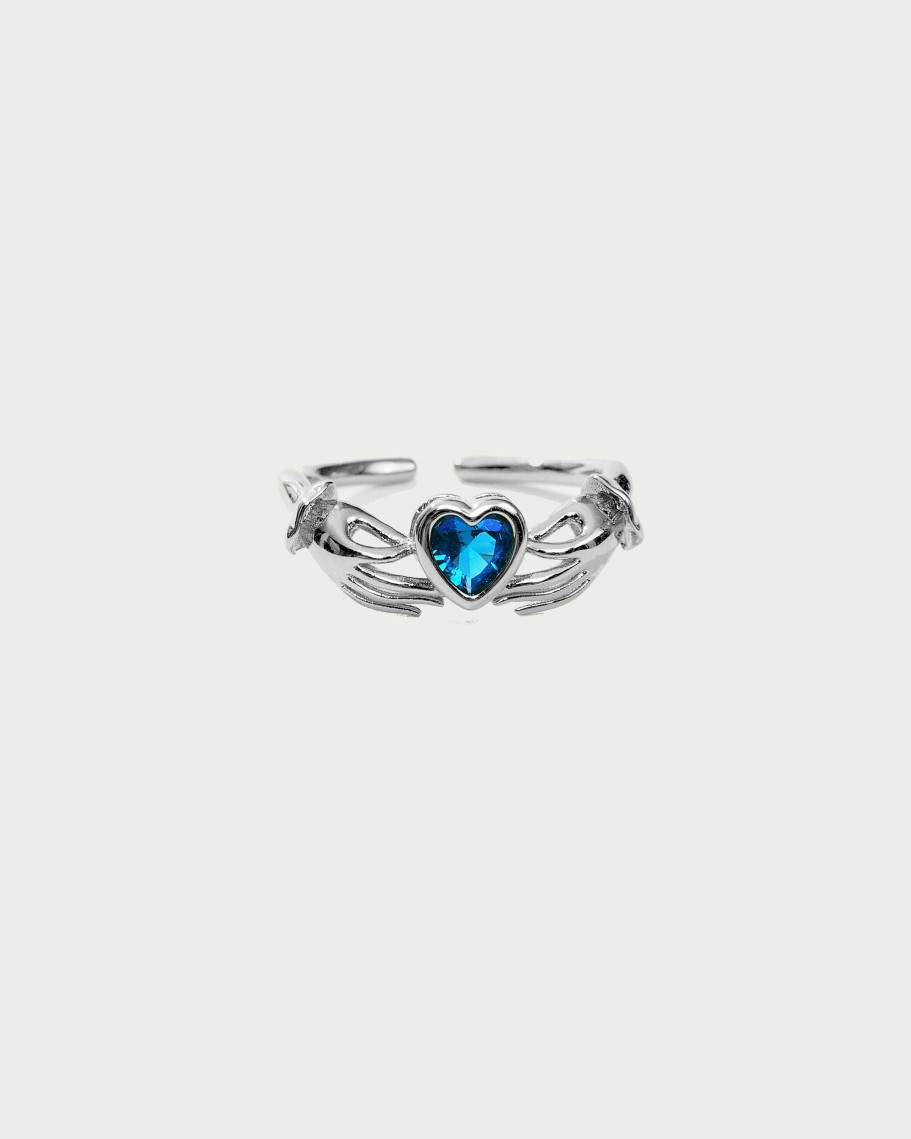 Ringe En Route Jewelry | Silver Divine Love Ring