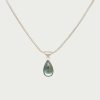 Ketten En Route Jewelry | Waterdrop Kette In Marine Blue