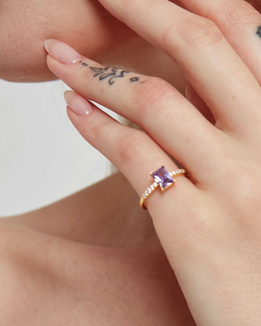 Ringe En Route Jewelry | Amethyst Ring