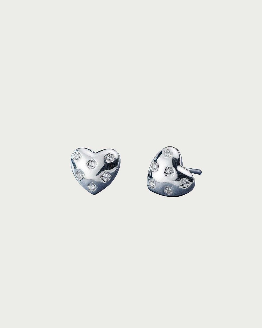 Ohrringe En Route Jewelry | Juliette Heart Stud Ohrringe