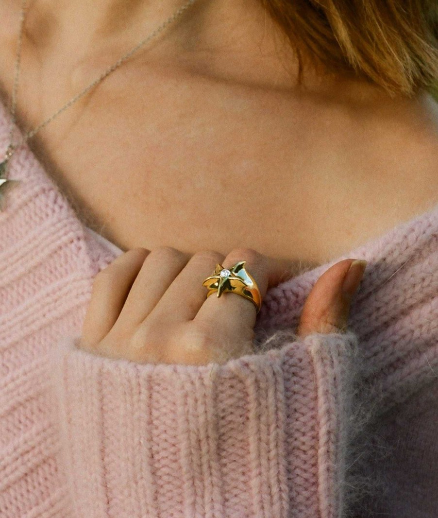 Ringe En Route Jewelry | The Lissie Ring In Gold