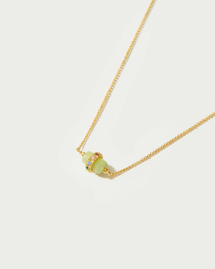 Ketten En Route Jewelry | Green Voyage Aventurine Necklace